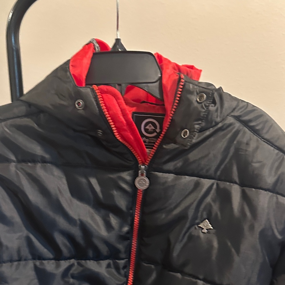 Kids LRG Black and Red Puffer Jacket size Medium excellent condition